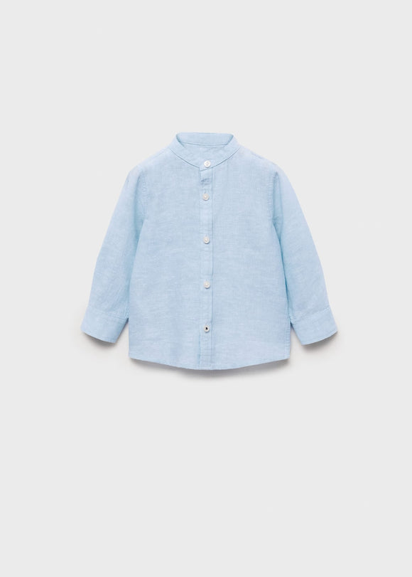 MANGO ALBERTB 87014405-50 MANGO KIDS BABY BOY SHIRT LONG SLEEVE
