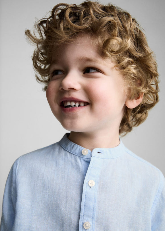 MANGO ALBERTB 87014405-50 MANGO KIDS BABY BOY SHIRT LONG SLEEVE