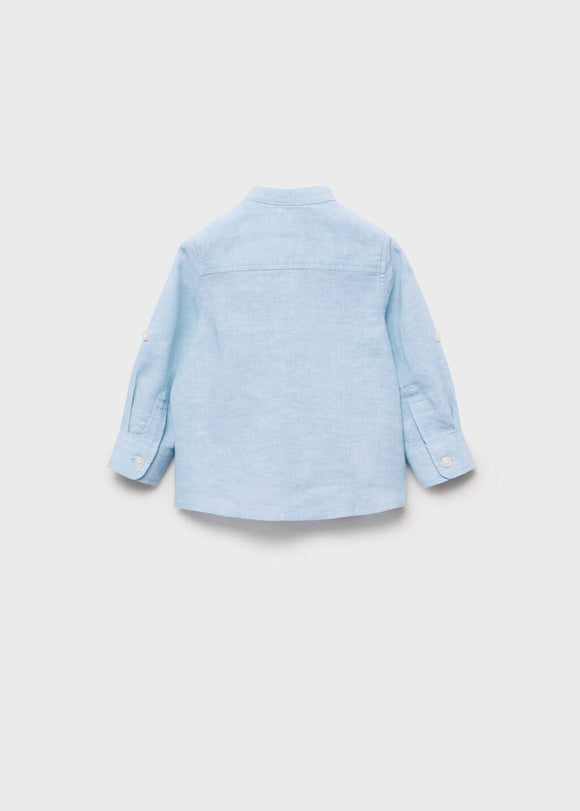 MANGO ALBERTB 87014405-50 MANGO KIDS BABY BOY SHIRT LONG SLEEVE