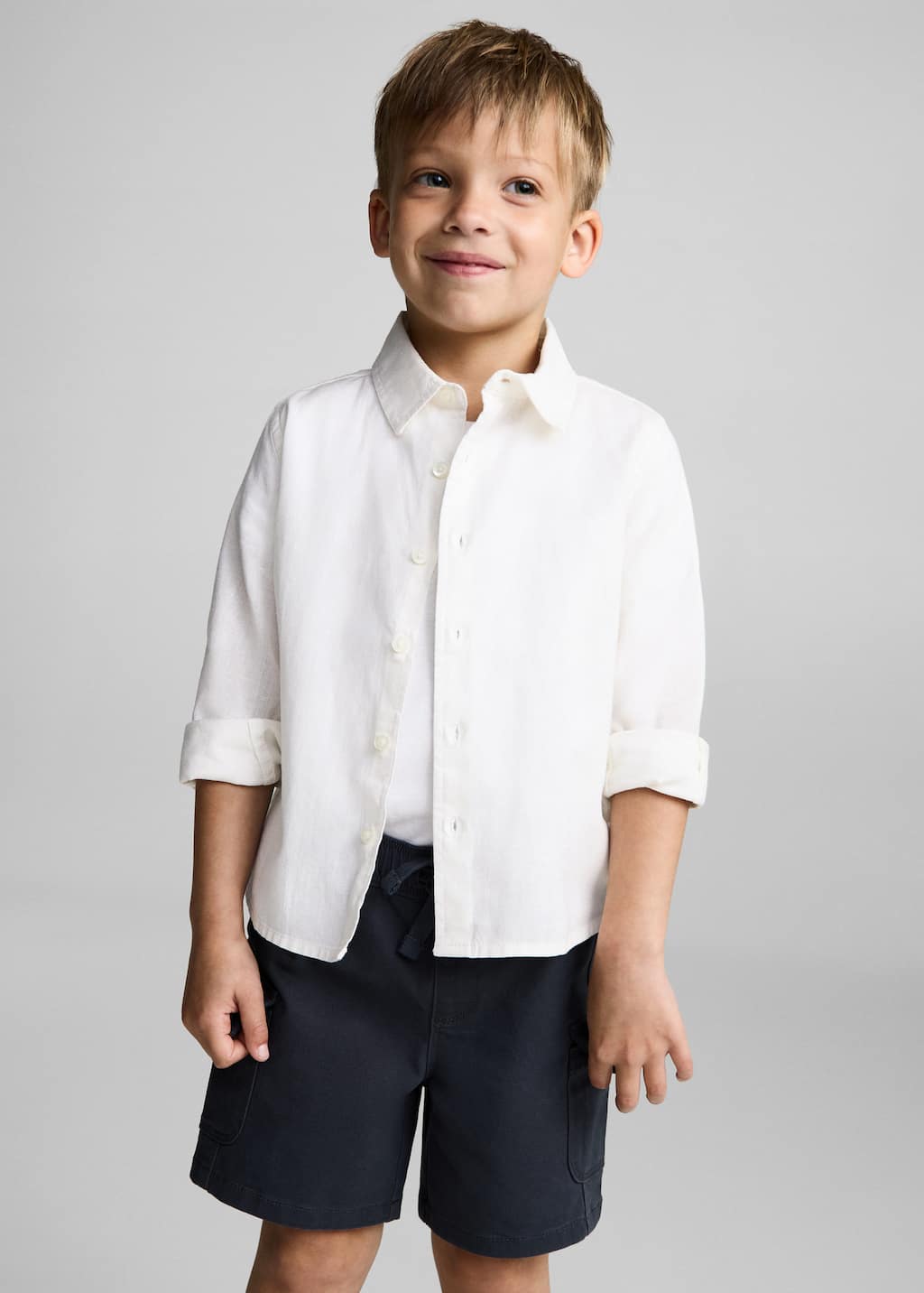 MANGO JAVIB 87015945-02 MANGO KIDS BABY BOY SHIRT SHORT SLEEVE