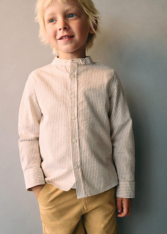MANGO MAURO 87015946-08 MANGO KIDS BABY BOY SHIRT SHORT SLEEVE