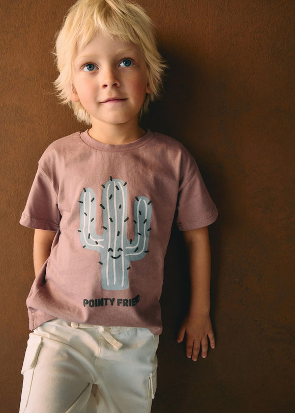 MANGO POINTY 87015958-83 MANGO KIDS BABY BOY T-SHIRT SHORT SLEEVE