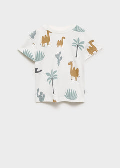 MANGO DESERT 87015959-02 MANGO KIDS BABY BOY T-SHIRT SHORT SLEEVE