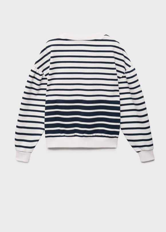 MANGO BLUE 87016347-56 MANGO KIDS GIRL SWEATSHIRT