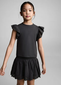 MANGO COTTA 87016356-95 MANGO KIDS GIRL T-SHIRT SHORT SLEEVE