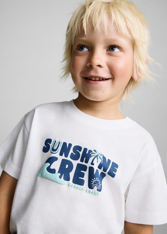 MANGO CREW 87018276-02 MANGO KIDS BABY BOY T-SHIRT SHORT SLEEVE