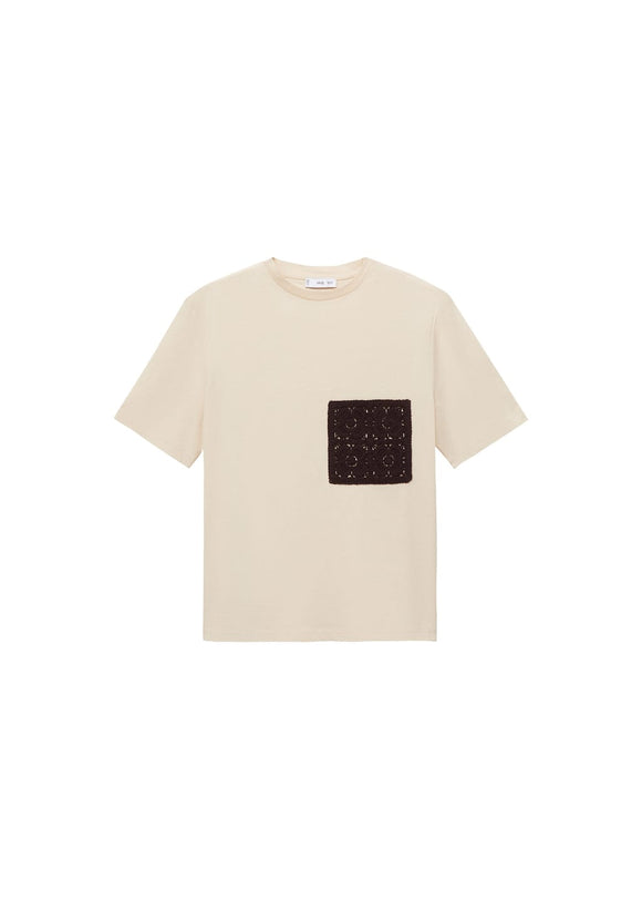 MANGO DAISY 87025762-08 MANGO WOMEN T-SHIRT SHORT SLEEVE
