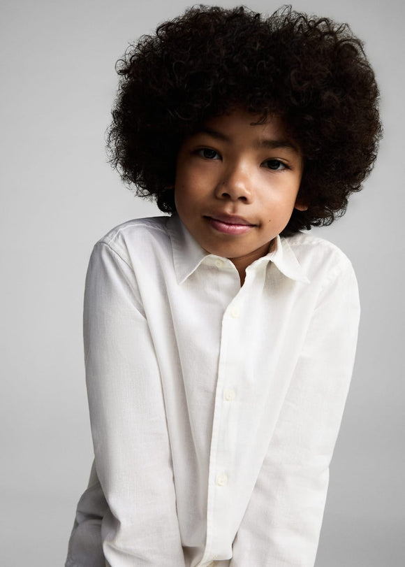 MANGO JAVI 87025942-02 MANGO KIDS BOY SHIRT SHORT SLEEVE