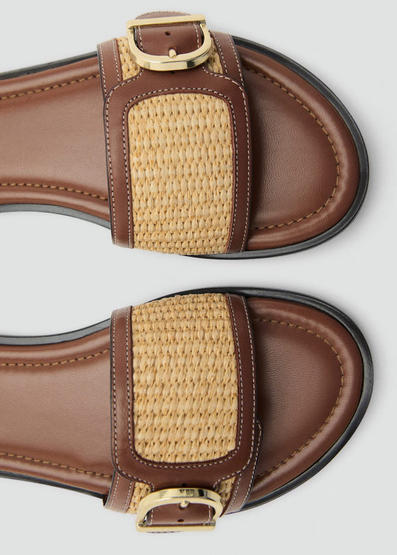 MANGO RAFIA 87027167-CU MANGO WOMEN SANDAL