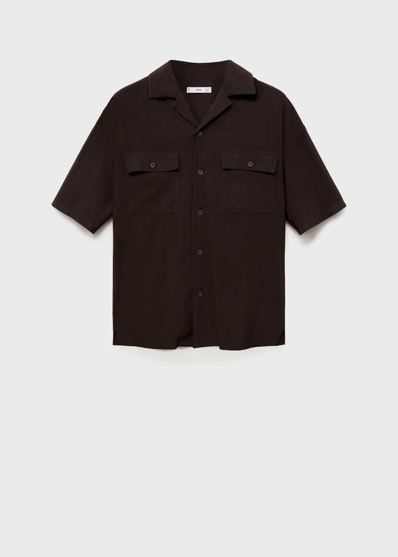 MANGO MALAGA1 87027904-32 MANGO MAN SHIRT SHORT SLEEVE