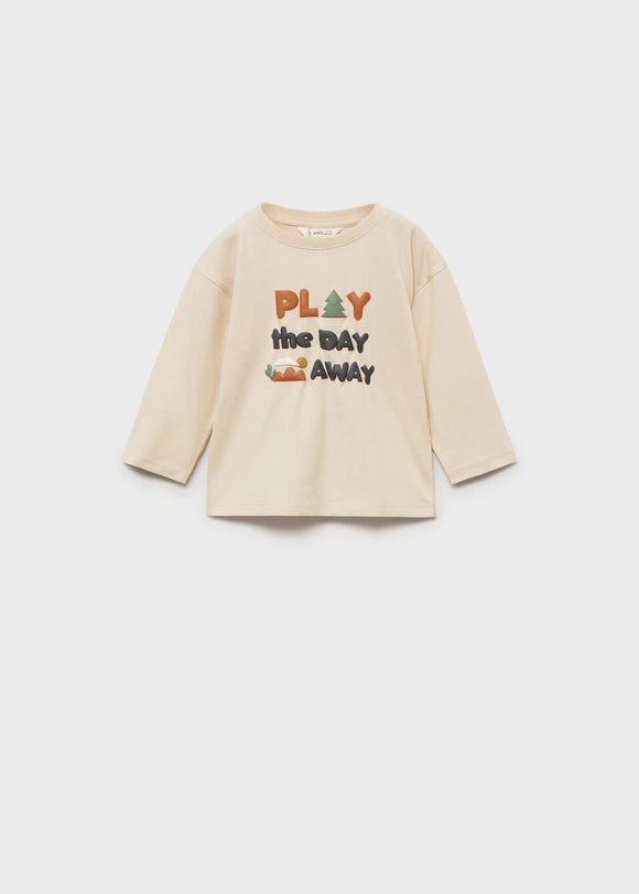 MANGO AWAY 87033646-05 MANGO KIDS BABY BOY T-SHIRT LONG SLEEVE