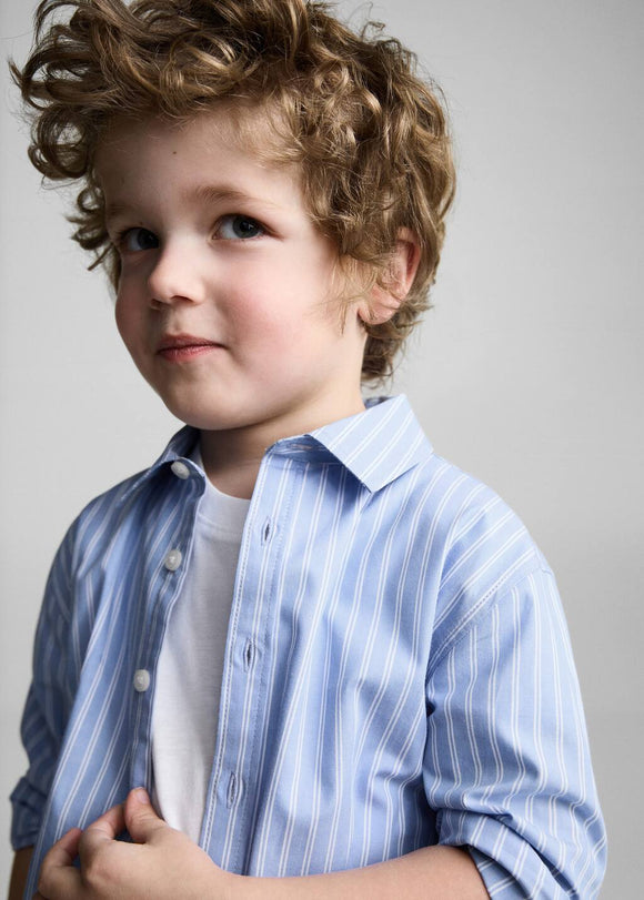 MANGO CARLOSB 87034792-50 MANGO KIDS BABY BOY SHIRT LONG SLEEVE