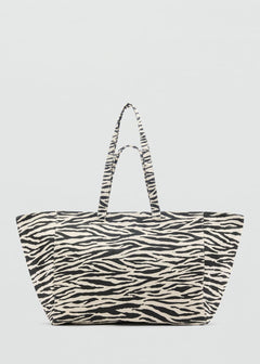 MANGO ZEBRON 87035754-99 MANGO WOMEN SHOULDER BAG