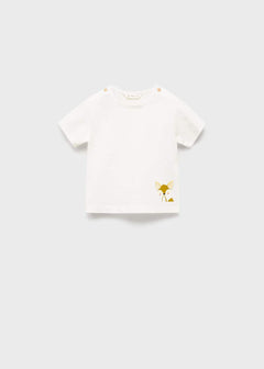 MANGO FOX 87035947-02 MANGO KIDS NEW BORN BABY T-SHIRT SHORT SLEEVE