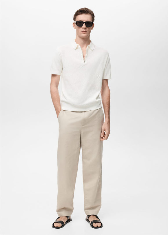 MANGO CANARIO 87037899-05 MANGO MAN POLO SHIRT