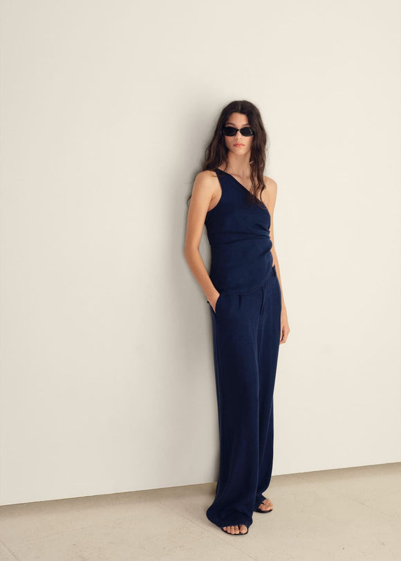 MANGO CRETA 87038643-TO MANGO WOMEN TROUSER