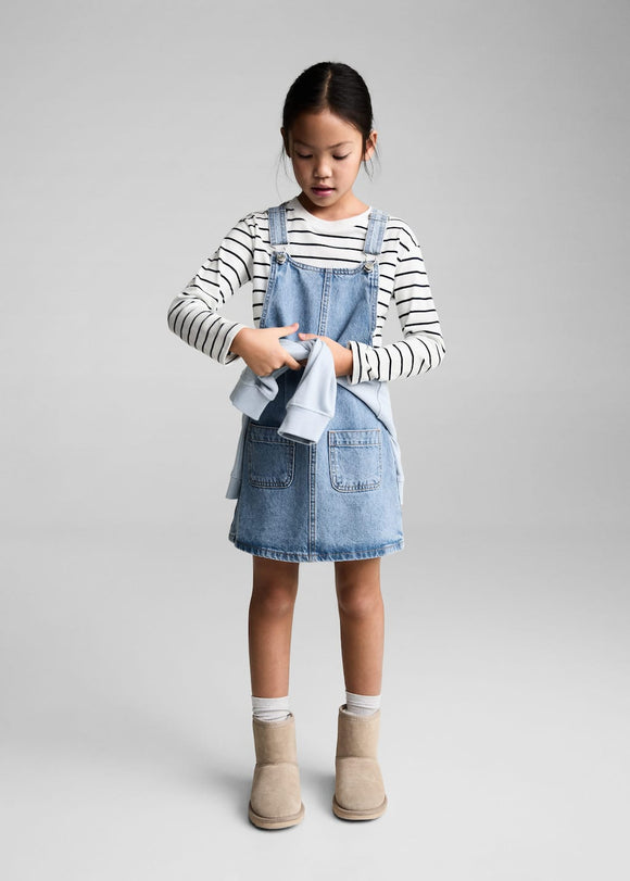 MANGO STRIPES 87040641-02 MANGO KIDS GIRL T-SHIRT LONG SLEEVE