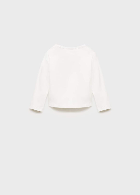 MANGO PLAYFUL 87041058-02 MANGO KIDS NEW BORN BABY T-SHIRT SHORT SLEEVE