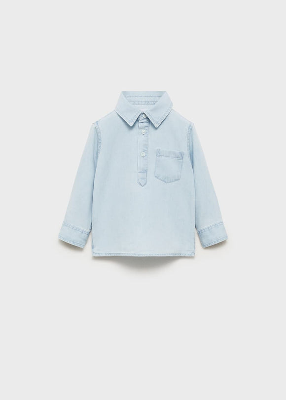 MANGO JOANB 87043272-TC MANGO KIDS BABY BOY SHIRT LONG SLEEVE