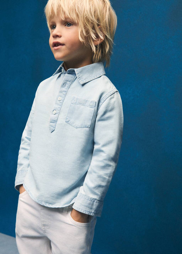 MANGO JOANB 87043272-TC MANGO KIDS BABY BOY SHIRT LONG SLEEVE