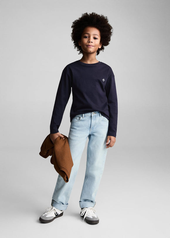 MANGO GROW 87043645-56 MANGO KIDS BOY T-SHIRT LONG SLEEVE