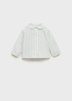 MANGO STRIPE 87044415-02 MANGO KIDS NEW BORN BABY SHIRT