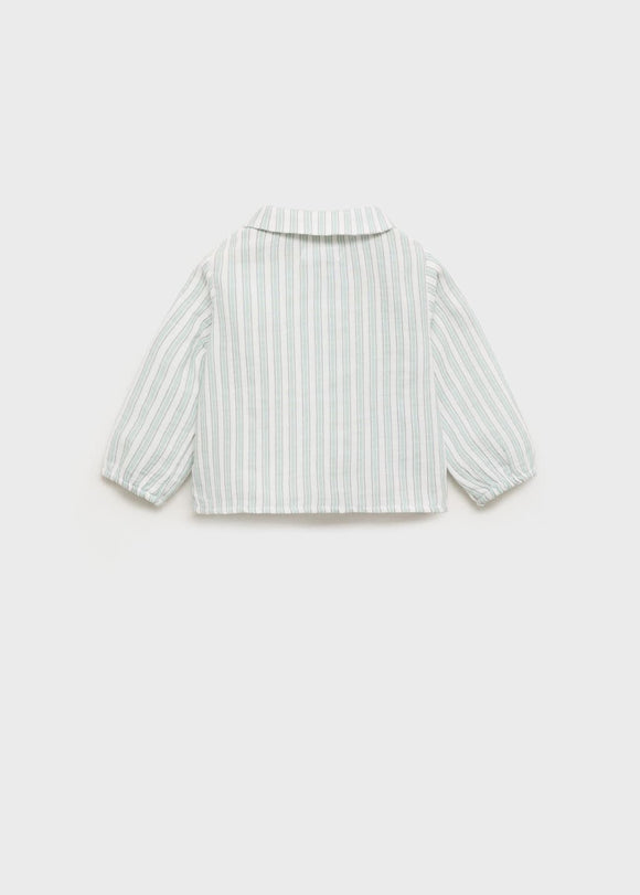 MANGO STRIPE 87044415-02 MANGO KIDS NEW BORN BABY SHIRT