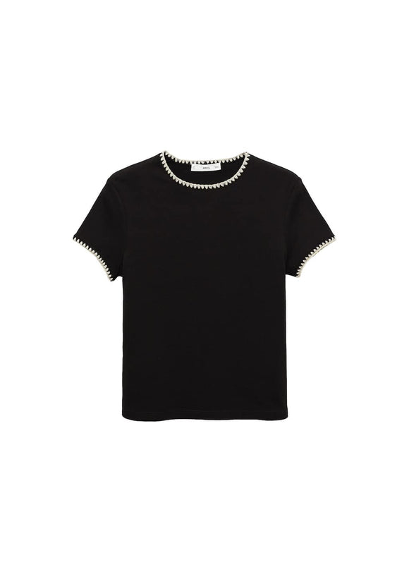 MANGO LIRIO 87045749-99 MANGO WOMEN T-SHIRT SHORT SLEEVE