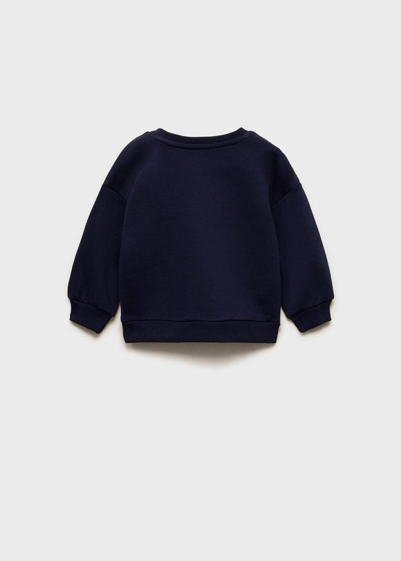 MANGO PATCH 87045970-56 MANGO KIDS BABY GIRL SWEATSHIRT