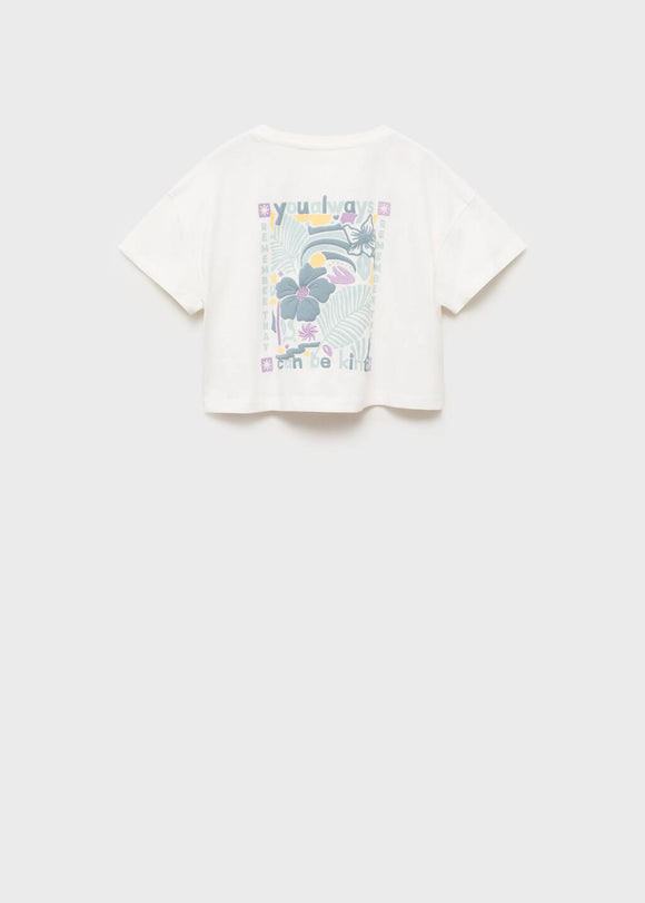 MANGO KIND 87047891-02 MANGO KIDS GIRL T-SHIRT SHORT SLEEVE