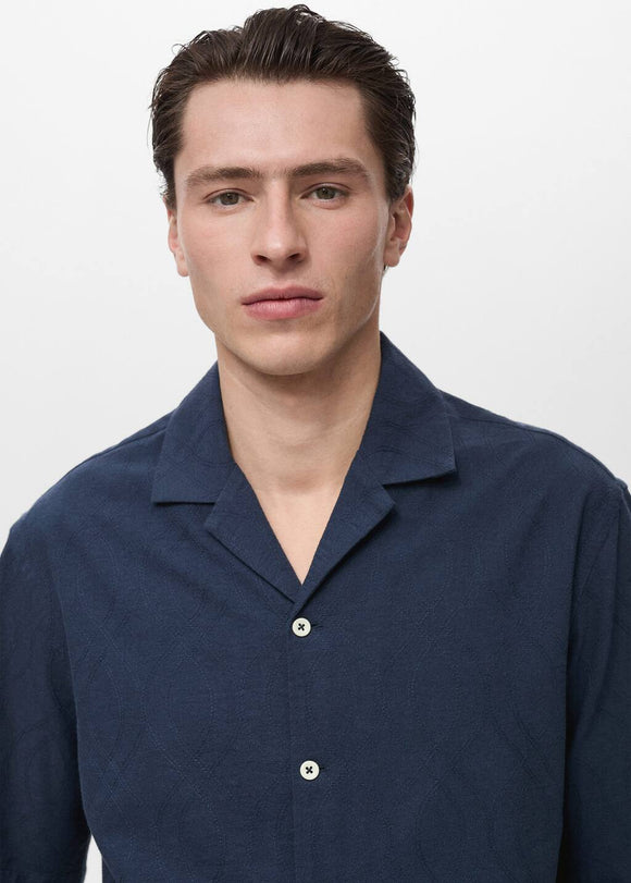 MANGO NAU 87047901-56 MANGO MAN SHIRT SHORT SLEEVE