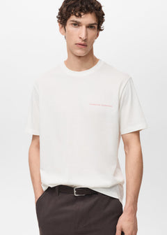 MANGO EXPO 87047903-01 MANGO MAN T-SHIRT SHORT SLEEVE