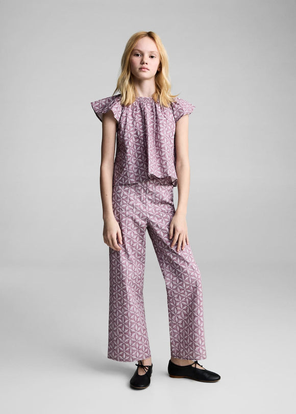 MANGO CARLOTA 87054807-85 MANGO KIDS GIRL TROUSERS