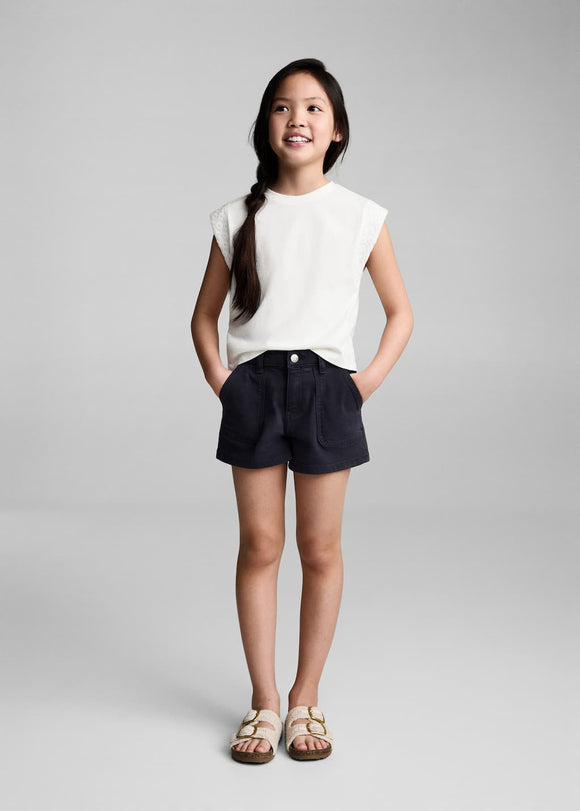 MANGO HOMBRI 87055985-02 MANGO KIDS GIRL T-SHIRT SHORT SLEEVE