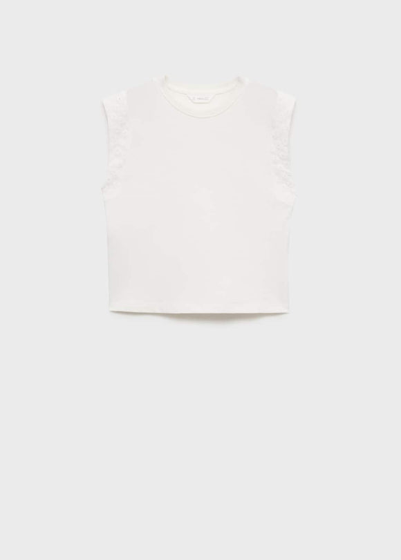 MANGO HOMBRI 87055985-02 MANGO KIDS GIRL T-SHIRT SHORT SLEEVE