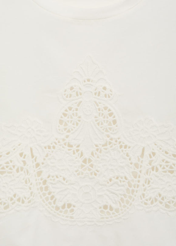 MANGO HEN 87059213-01 MANGO WOMEN T-SHIRT SHORT SLEEVE