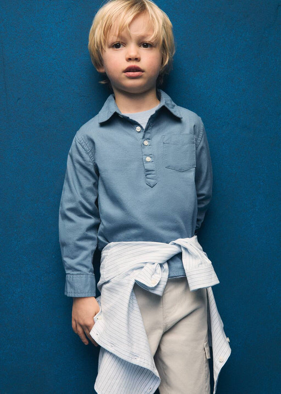 MANGO DANI 87063641-52 MANGO KIDS BABY BOY SHIRT LONG SLEEVE