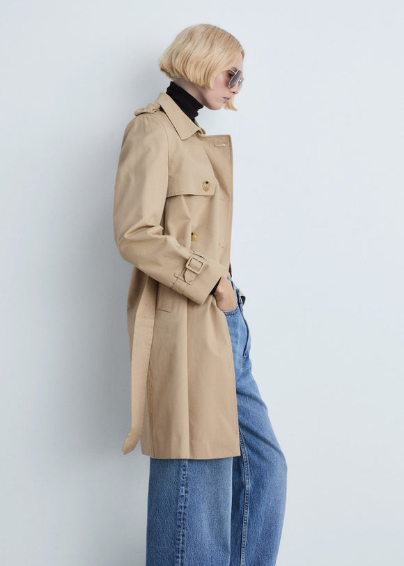 MANGO POLANA 87064062-08 MANGO WOMEN TRENCH COAT