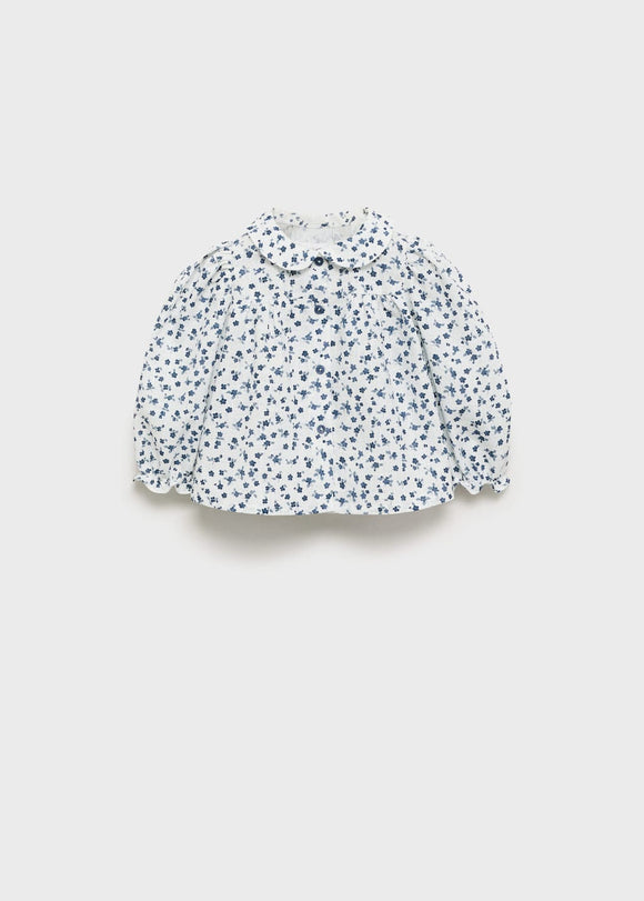 MANGO RICO 87074414-02 MANGO KIDS NEW BORN BABY BLOUSE