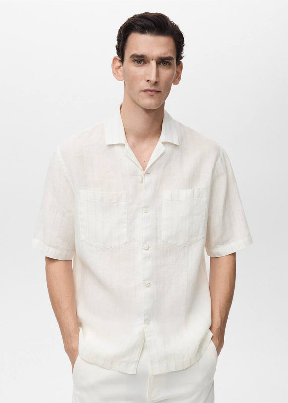 MANGO SAFI 87075928-01 MANGO MAN SHIRT SHORT SLEEVE