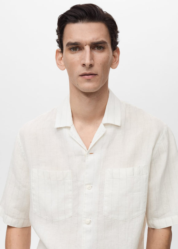 MANGO SAFI 87075928-01 MANGO MAN SHIRT SHORT SLEEVE