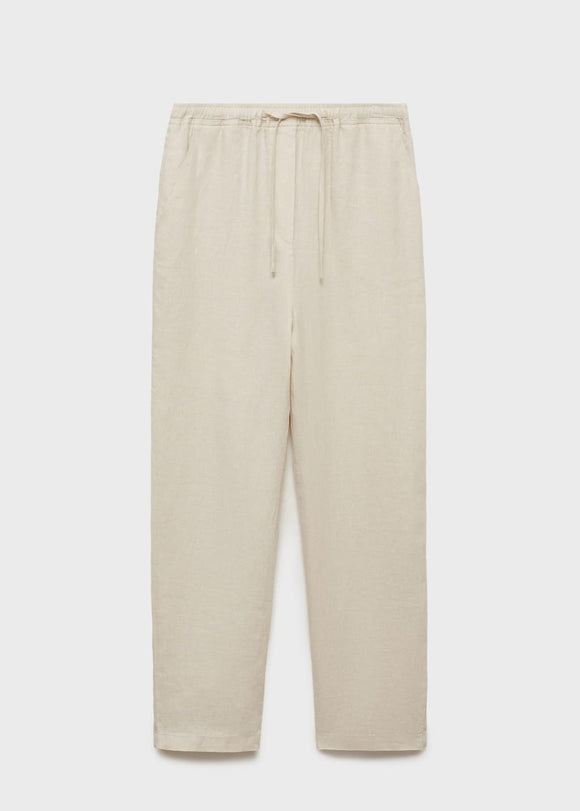 MANGO LINEN 87076341-06 MANGO WOMEN TROUSER