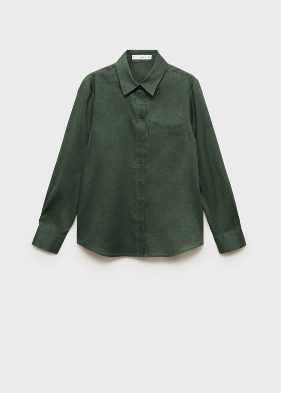 MANGO LINO 87085729-43 MANGO WOMEN SHIRT LONG SLEEVE