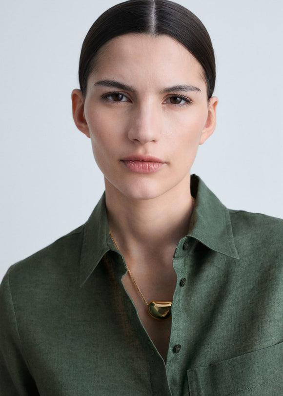 MANGO LINO 87085729-43 MANGO WOMEN SHIRT LONG SLEEVE