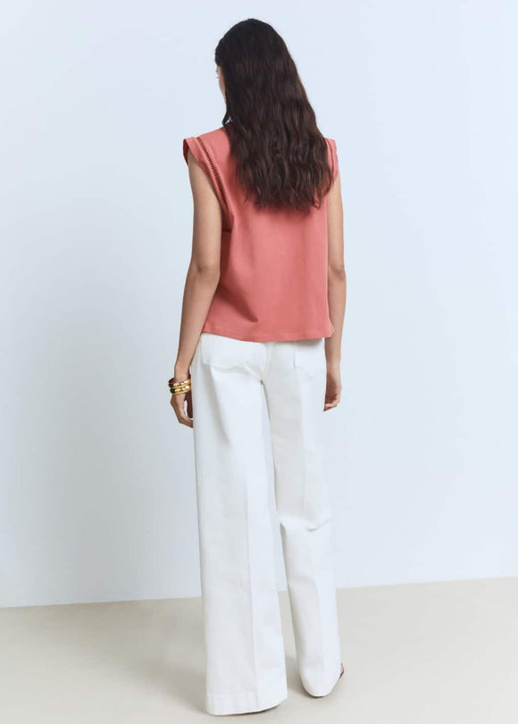 MANGO MAREA 87085752-74 MANGO WOMEN T-SHIRT SHORT SLEEVE