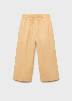 MANGO MOUSSE 87085949-15 MANGO KIDS GIRL TROUSERS