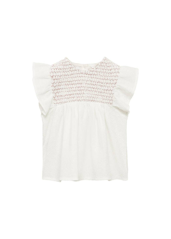 MANGO PLANI 87085957-02 MANGO KIDS GIRL T-SHIRT SHORT SLEEVE