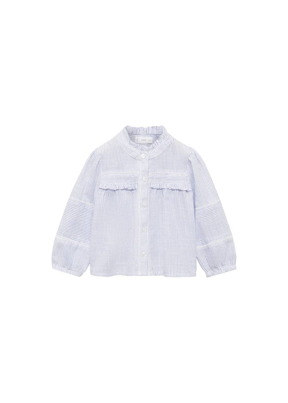 MANGO ISABELA 87090631-50 MANGO KIDS BABY GIRL SHIRT LONG SLEEVE