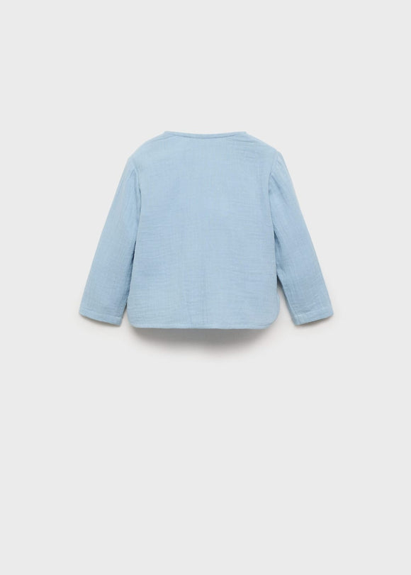 MANGO PANAMA 87094401-50 MANGO KIDS NEW BORN BABY SHIRT