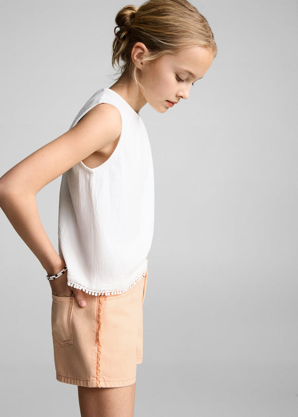 MANGO LACE 87098272-23 MANGO KIDS GIRL SHORT